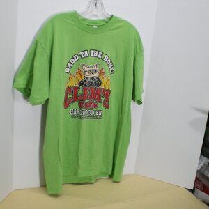 Clem's Cafe Hardwood BBQ, Blairsville PA Graphic Tee Shirt, Size XL